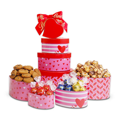 Valentine's Day Lindt Chocolate Tower