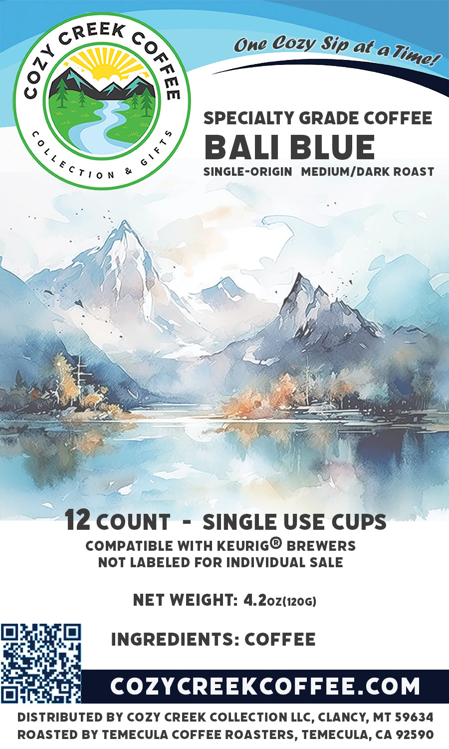 Bali Blue (Single-Use Cups)